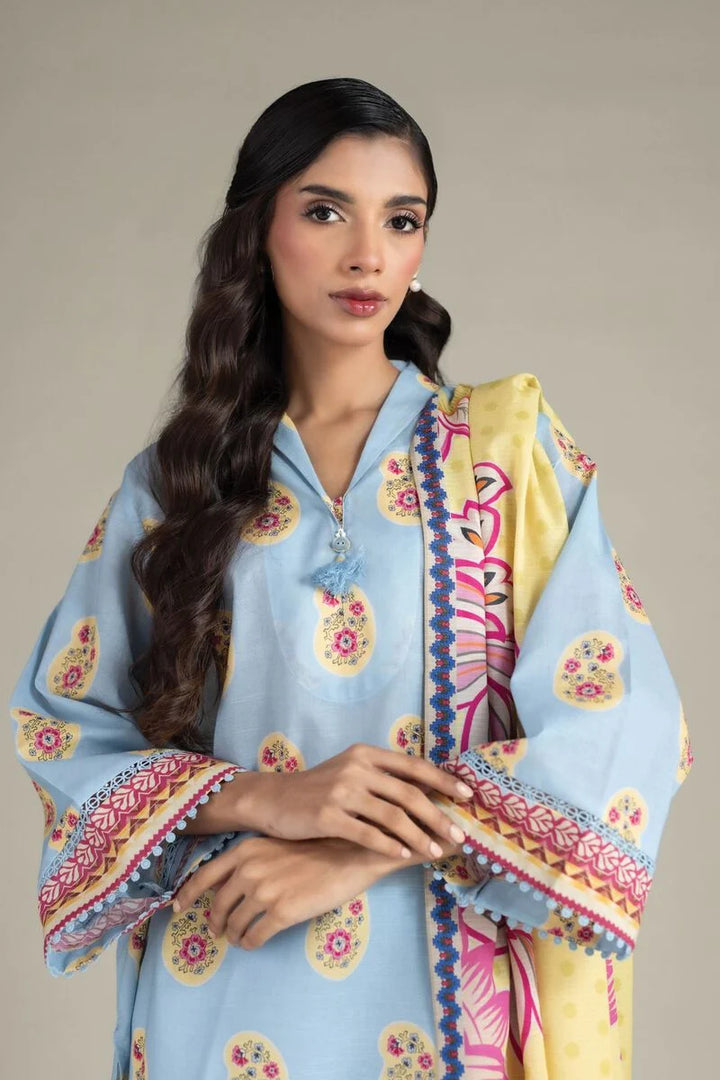 Printed | Cambric Fabrics 3 Piece