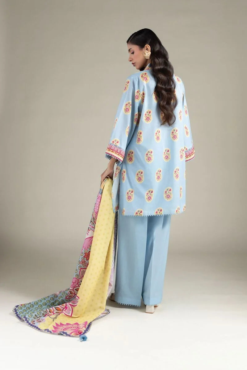 Printed | Cambric Fabrics 3 Piece