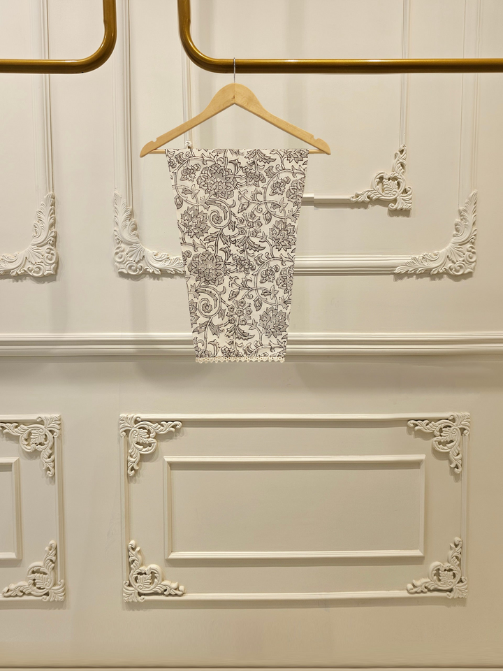 3 Piece - Hand Block Printed Kora Cotton Suit
