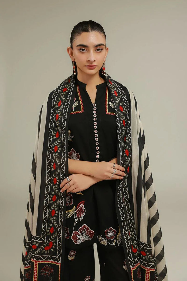 Embroidered | Lawn Threadwork Dupatta