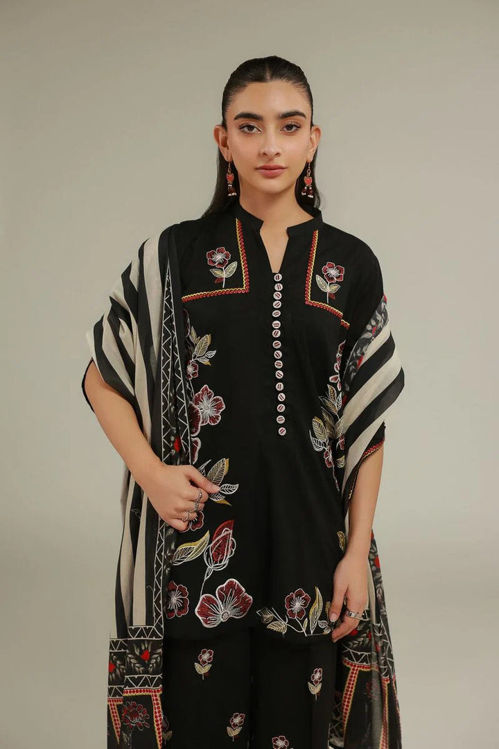 Embroidered | Lawn Threadwork Dupatta