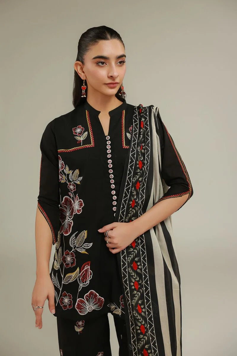 Embroidered | Lawn Threadwork Dupatta