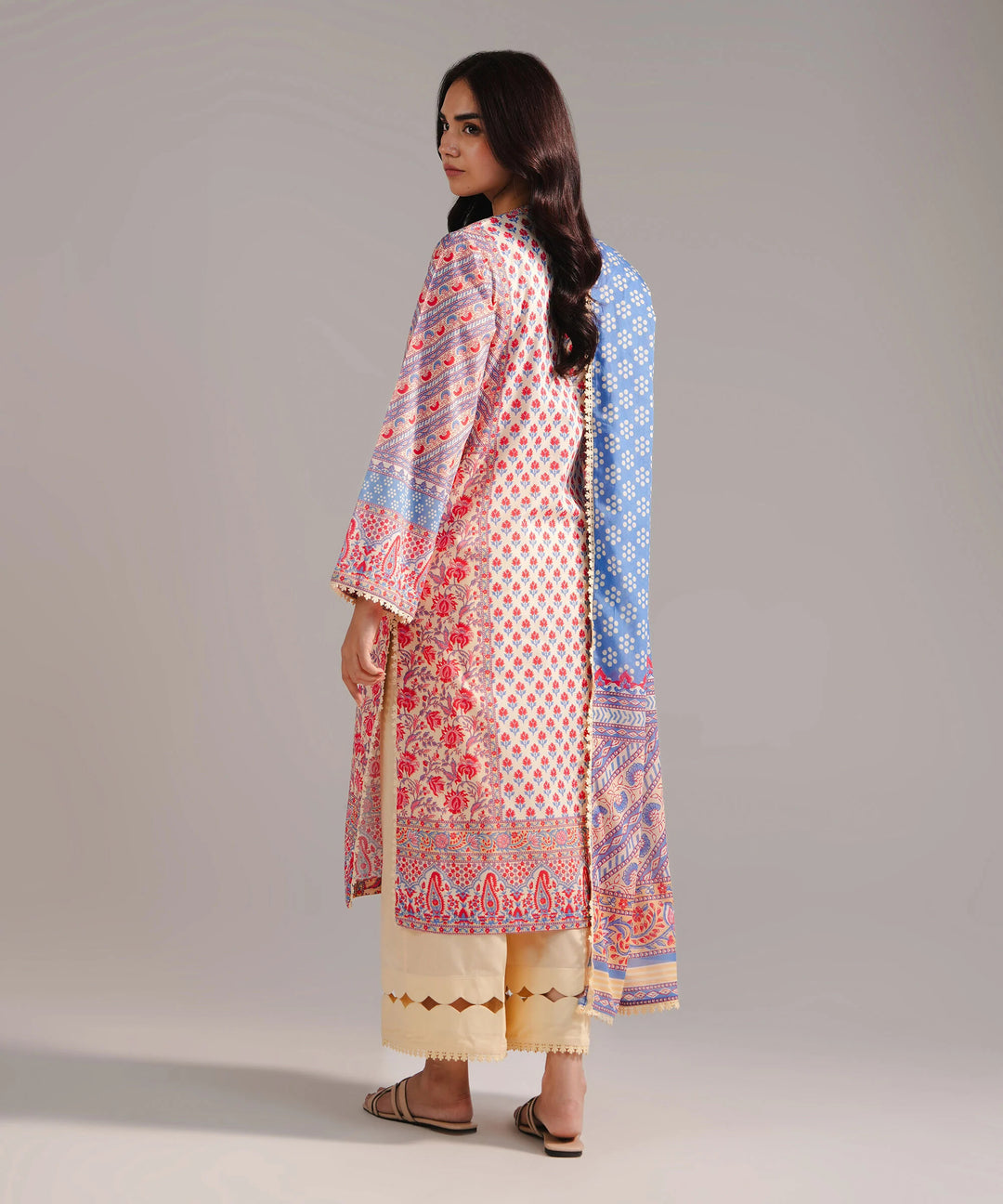 3 Piece - Printed Lawn Suit