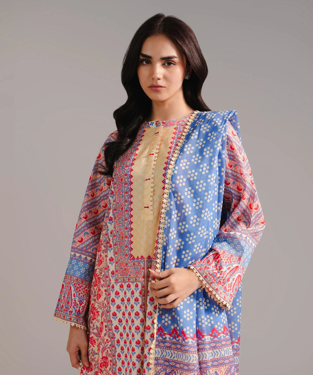 3 Piece - Printed Lawn Suit