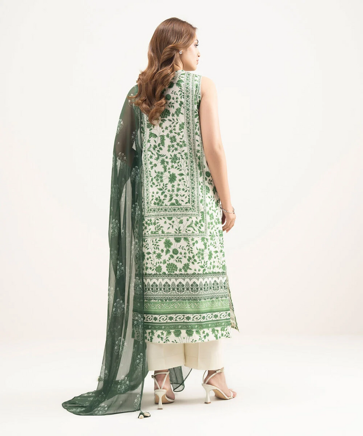 3 Piece - Embroidered Lawn Suit
