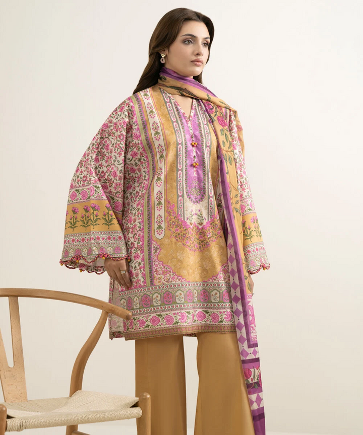 3 Piece - Printed Lawn Suit