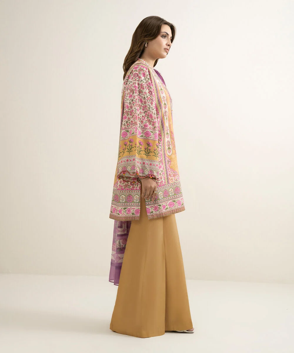 3 Piece - Printed Lawn Suit