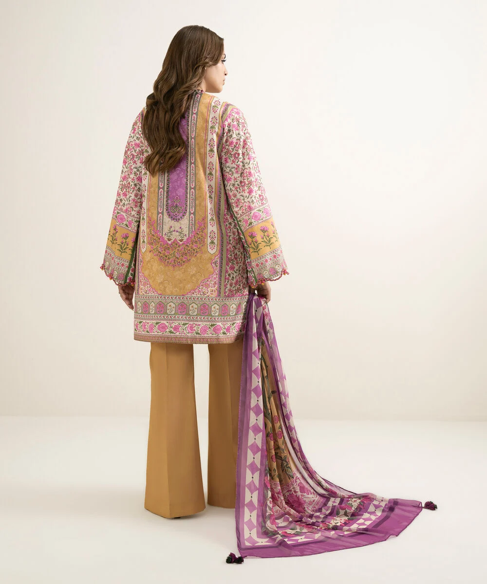 3 Piece - Printed Lawn Suit