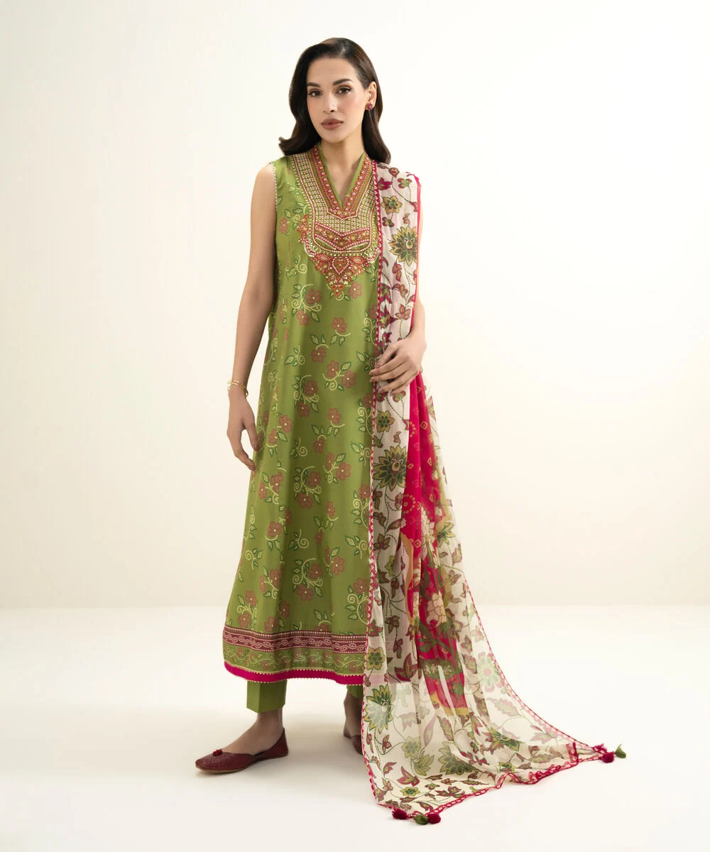 3 Piece - Printed Lawn Suit