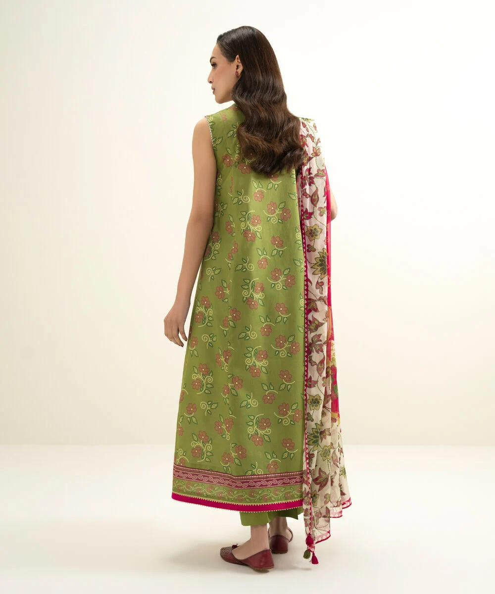 3 Piece - Printed Lawn Suit