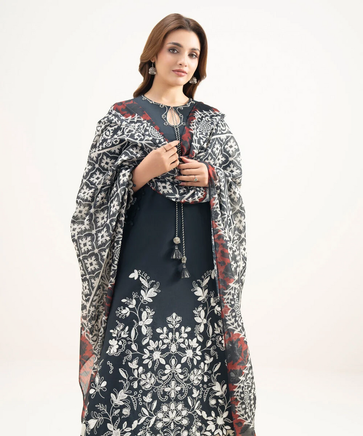 3 Piece - Printed Lawn Suit