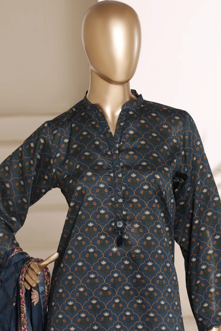 Sada Bahar Stitched 3 Piece Printed Lawn