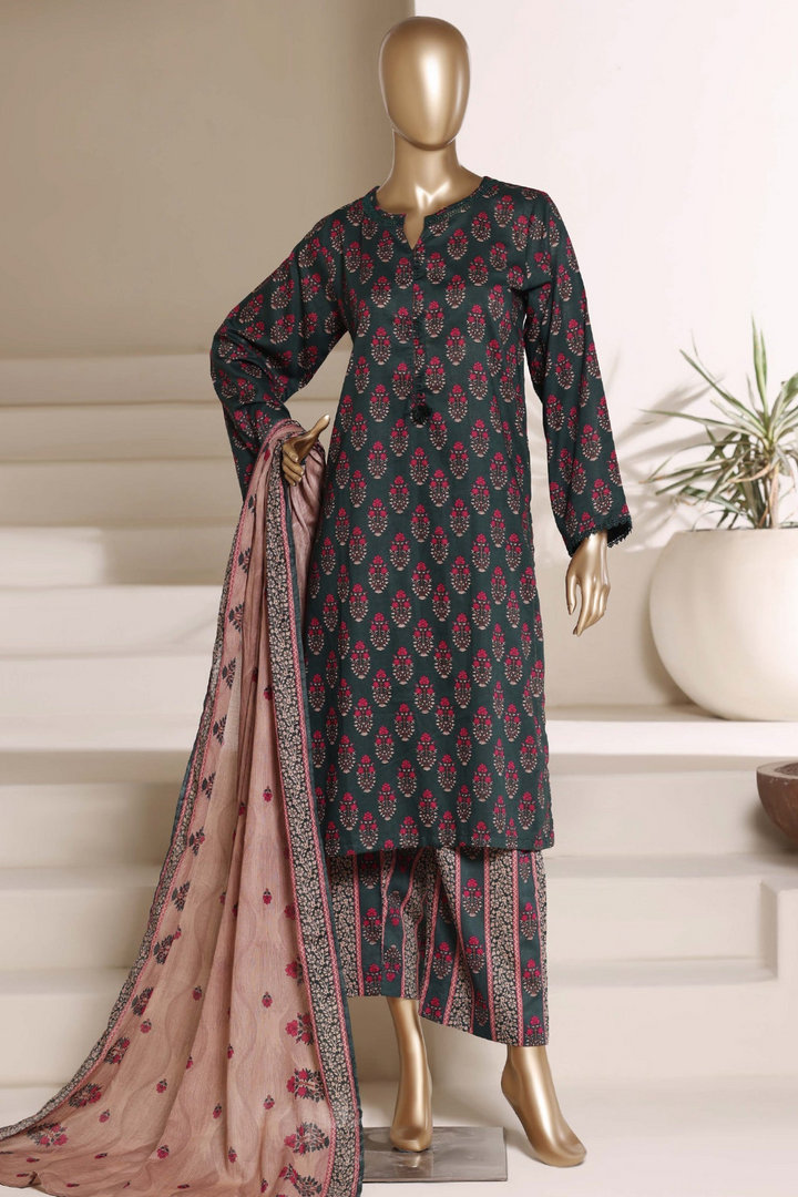 Sada Bahar Stitched 3 Piece Printed Lawn