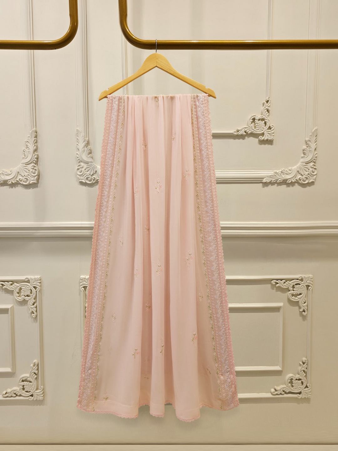 2 Piece - Embroidered Cambric Suit