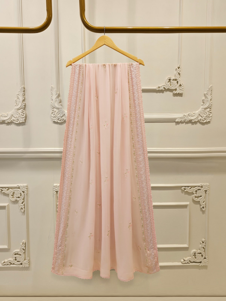2 Piece - Embroidered Cambric Suit