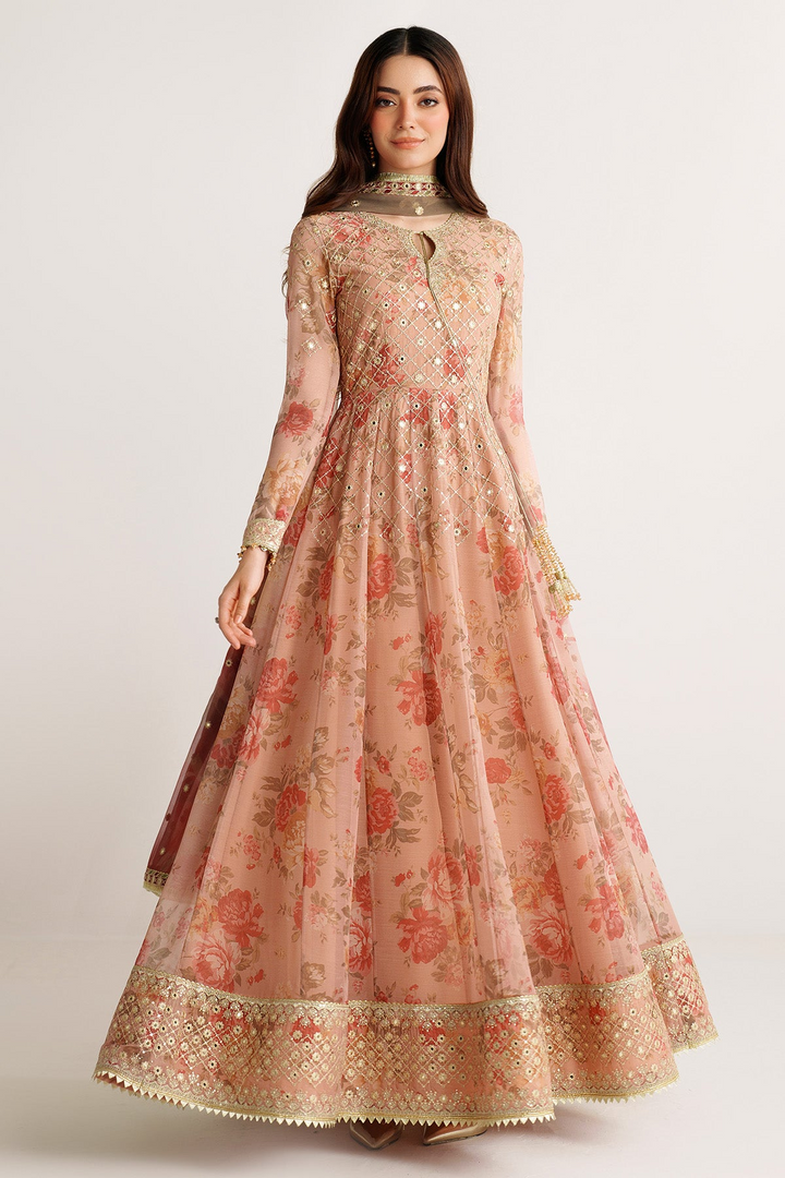 EMBROIDERED CHIFFON
