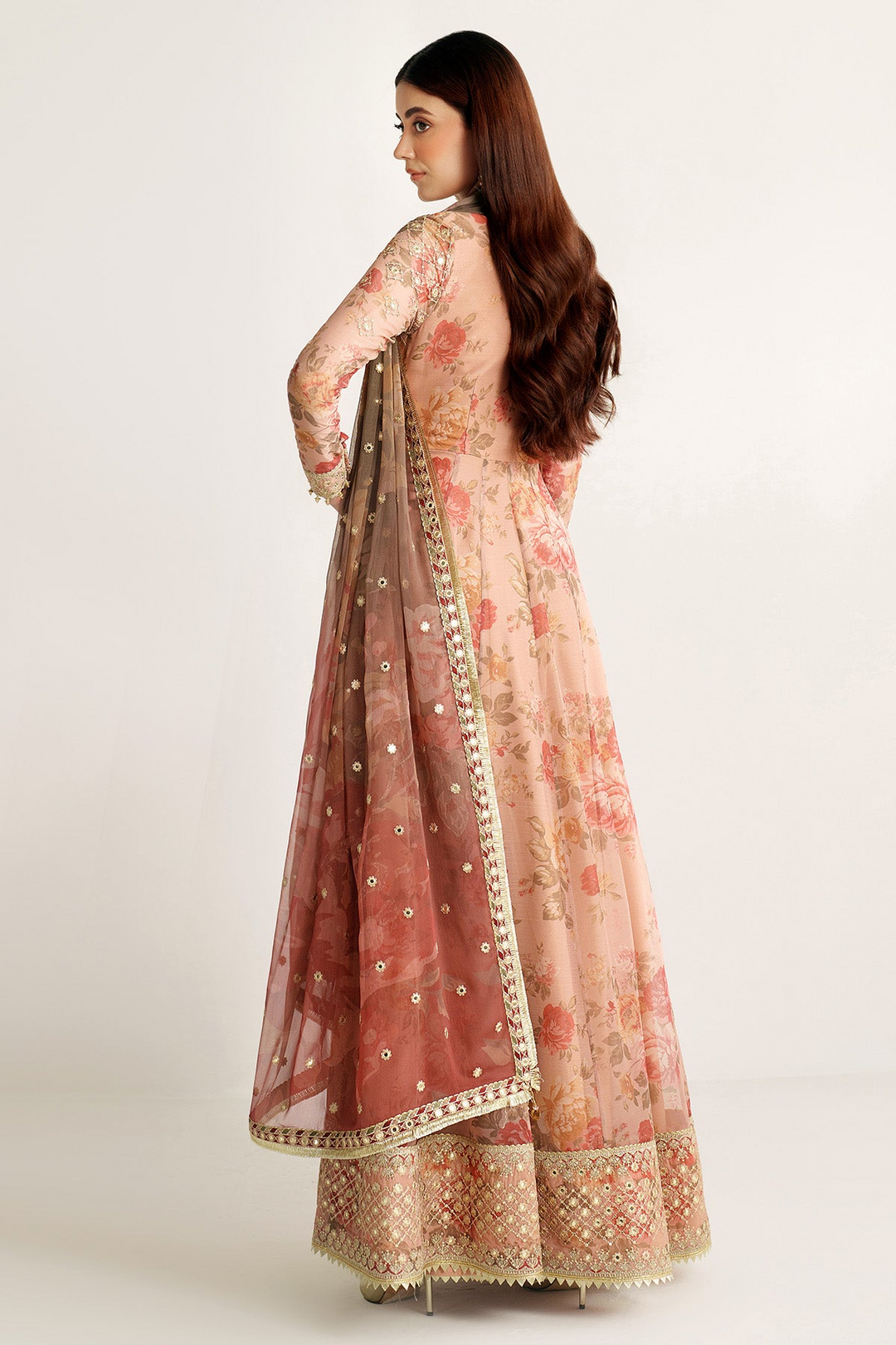 EMBROIDERED CHIFFON