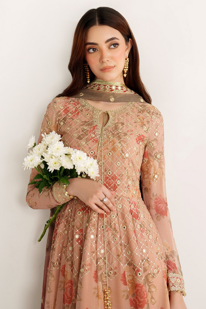 EMBROIDERED CHIFFON