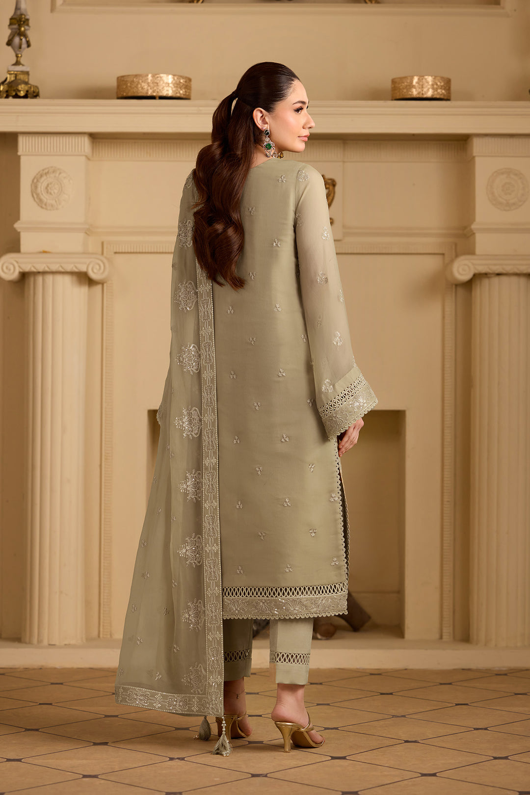 Embroidered Chiffon Unstitched