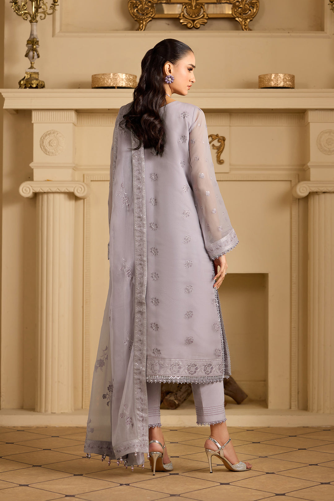 Embroidered Chiffon Unstitched