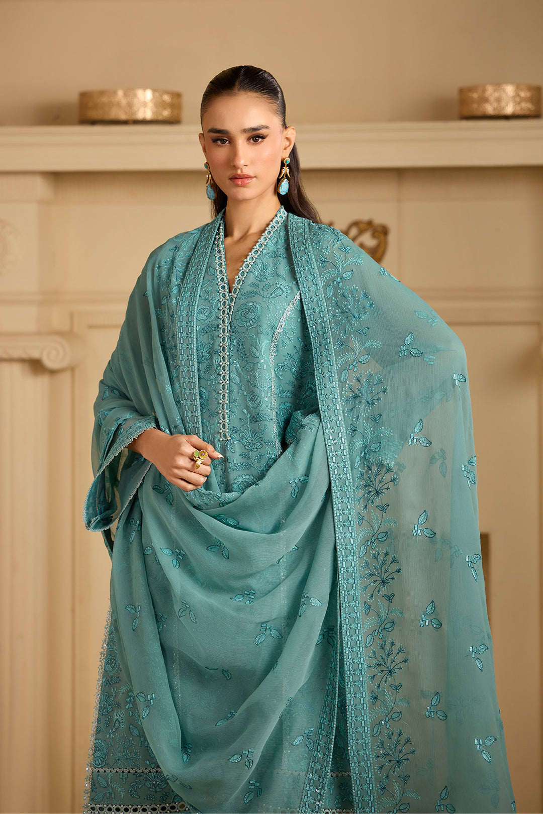 Embroidered Chiffon Unstitched