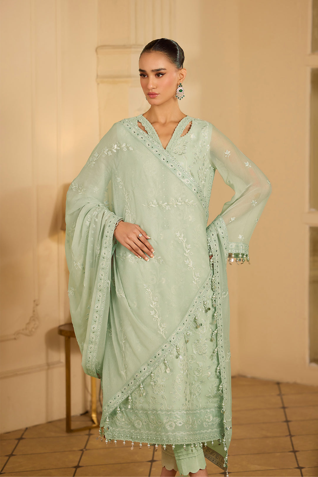 Embroidered Chiffon Unstitched