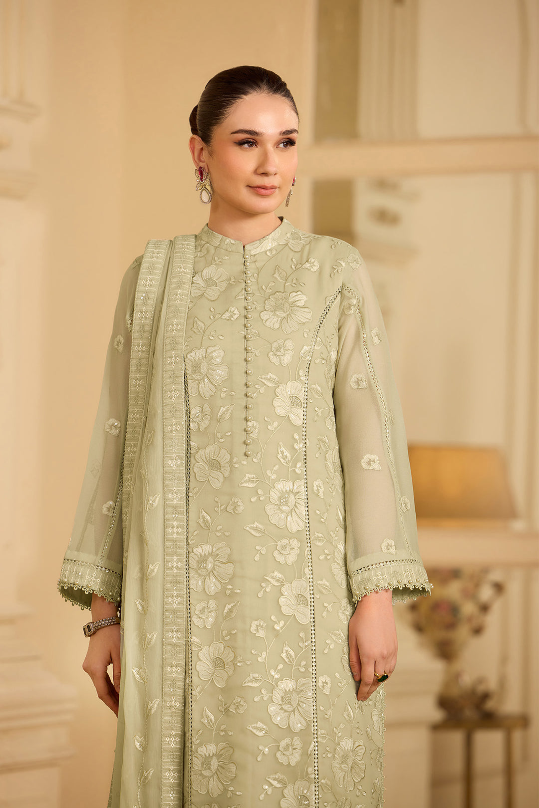 Embroidered Chiffon Unstitched