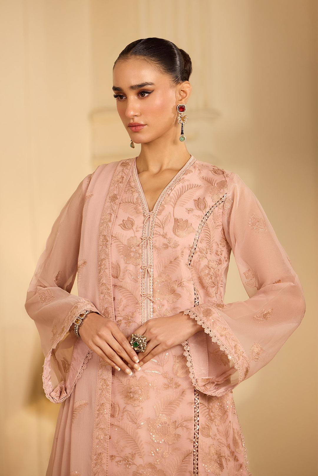 Embroidered Chiffon Unstitched