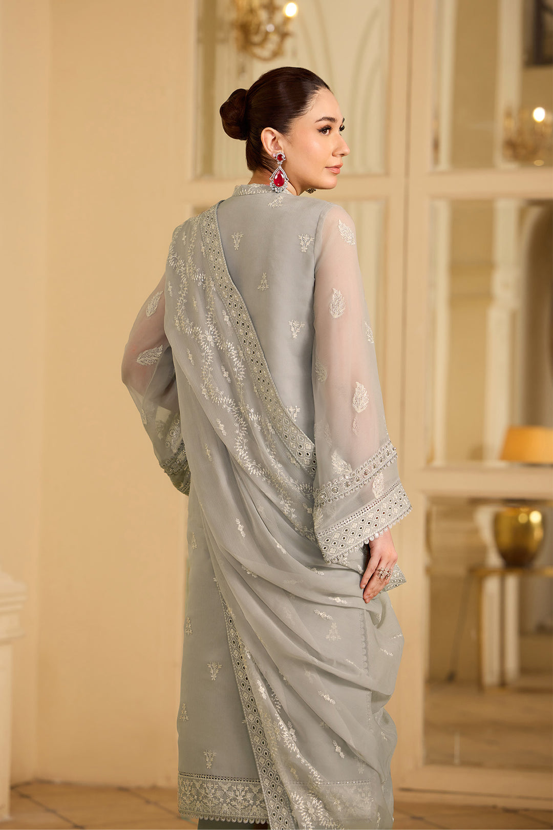 Embroidered Chiffon Unstitched