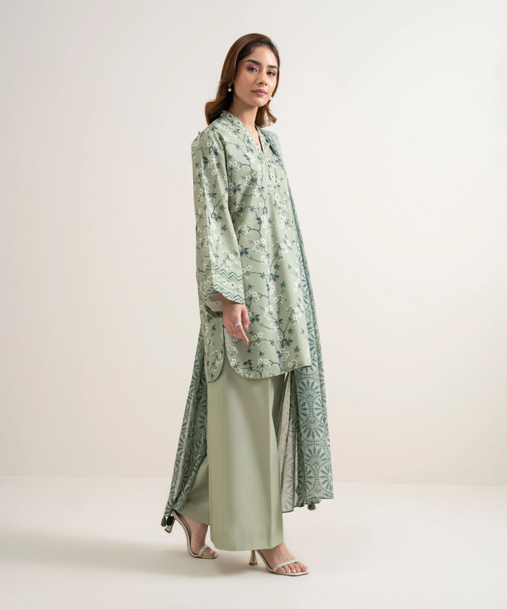 3 Piece - Printed Lawn Suit