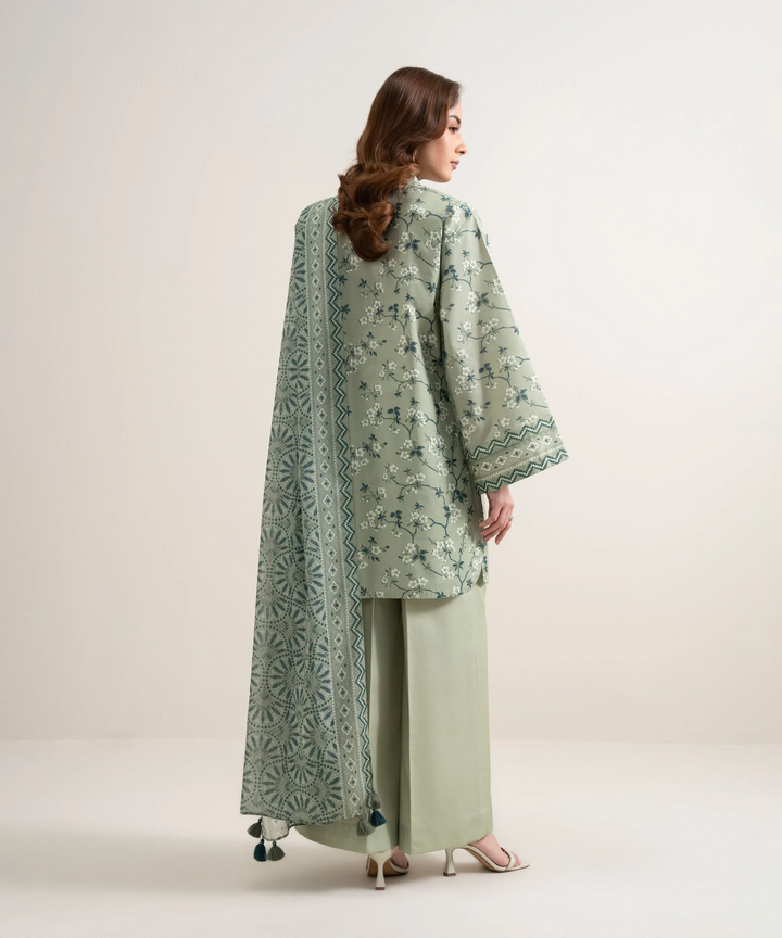 3 Piece - Printed Lawn Suit