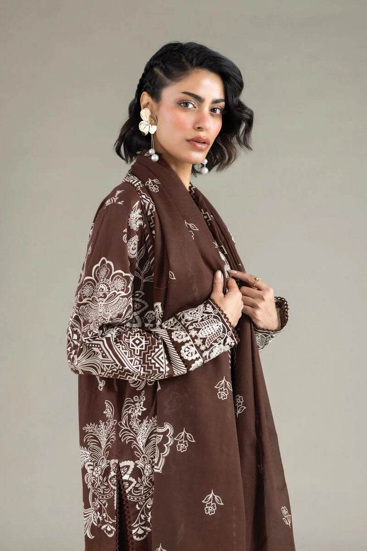 Embroidered Lawn Fabrics 3 Piece