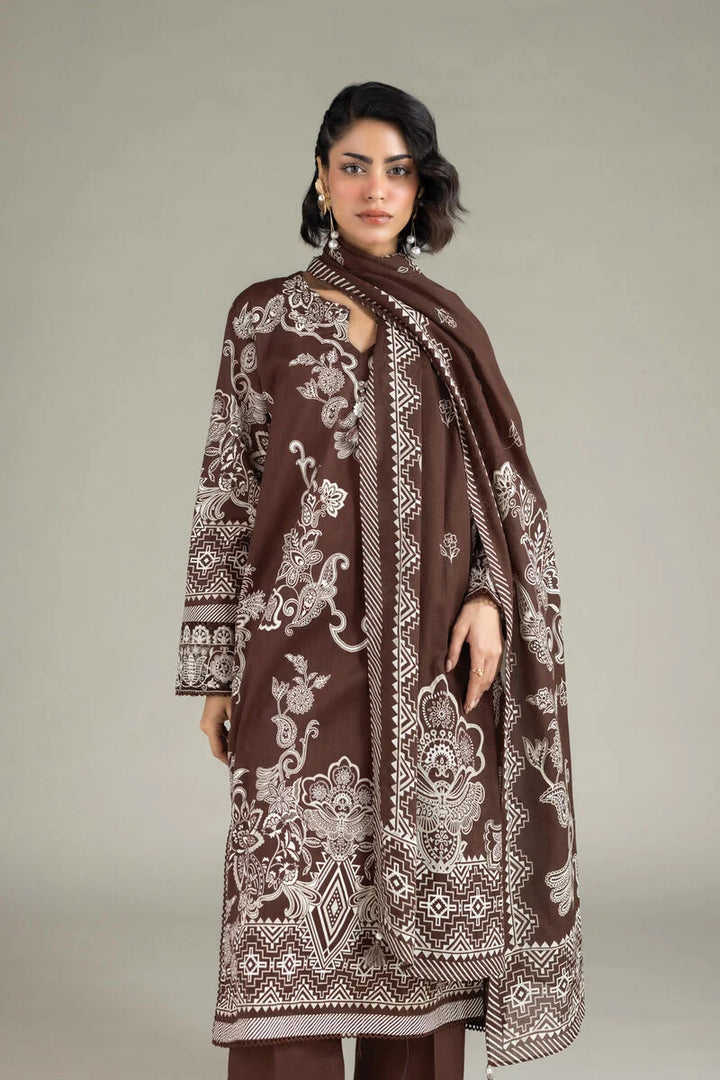 Embroidered Lawn Fabrics 3 Piece