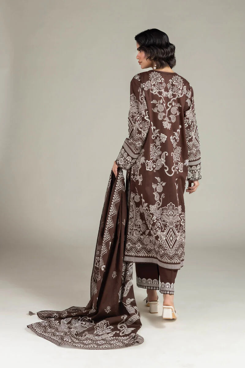 Embroidered Lawn Fabrics 3 Piece