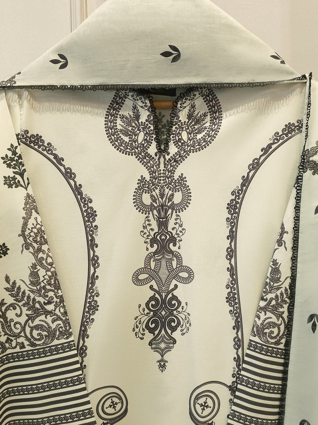 2-Piece Digital Printed Cambric Suit
