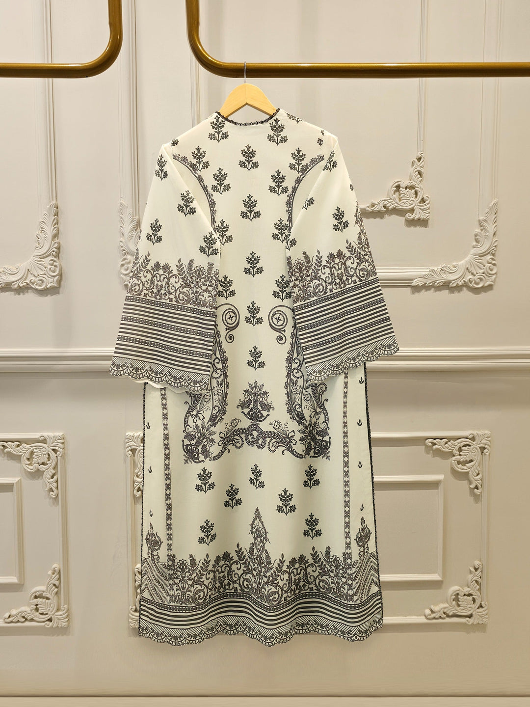 2-Piece Digital Printed Cambric Suit