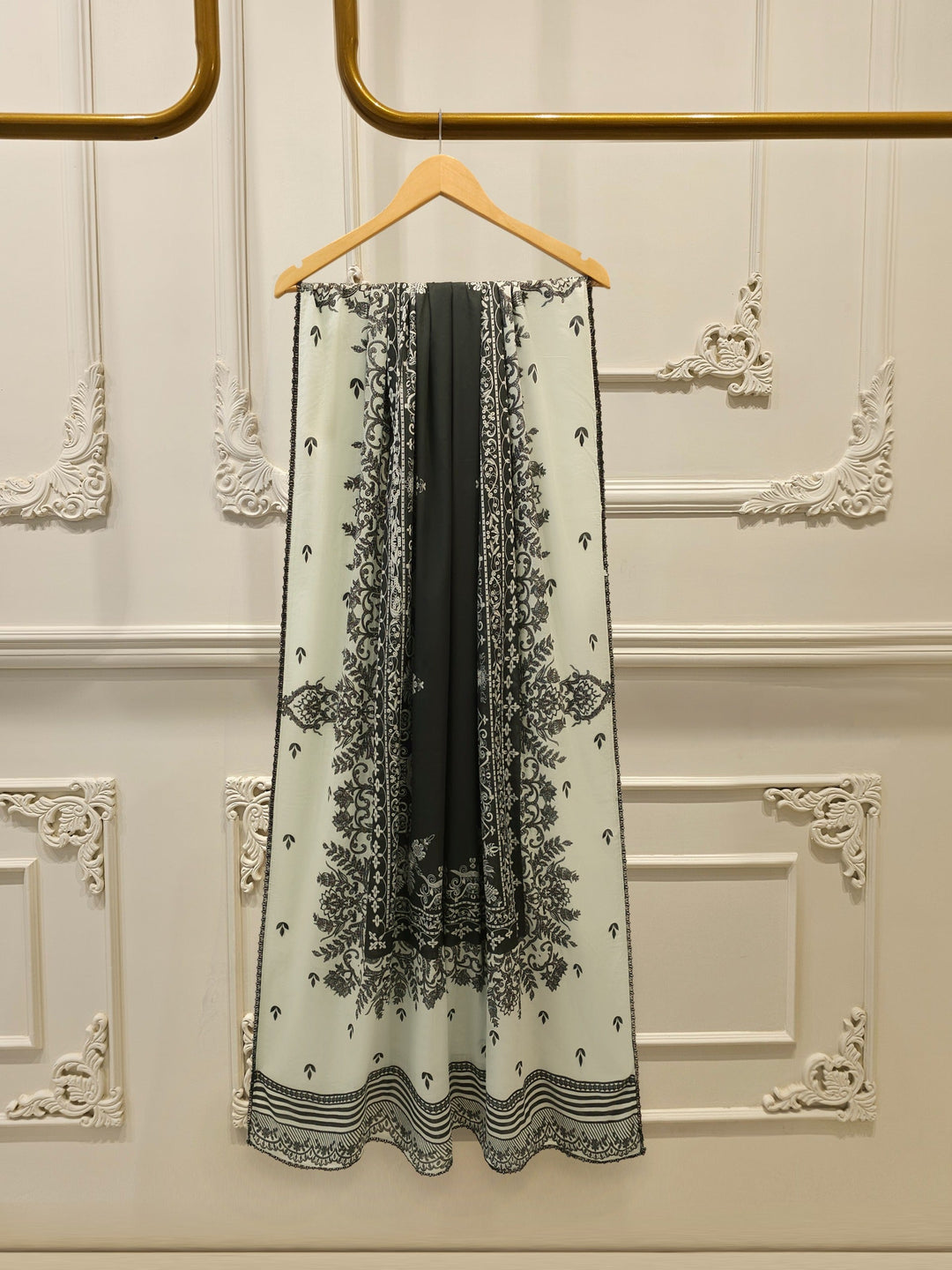 2-Piece Digital Printed Cambric Suit