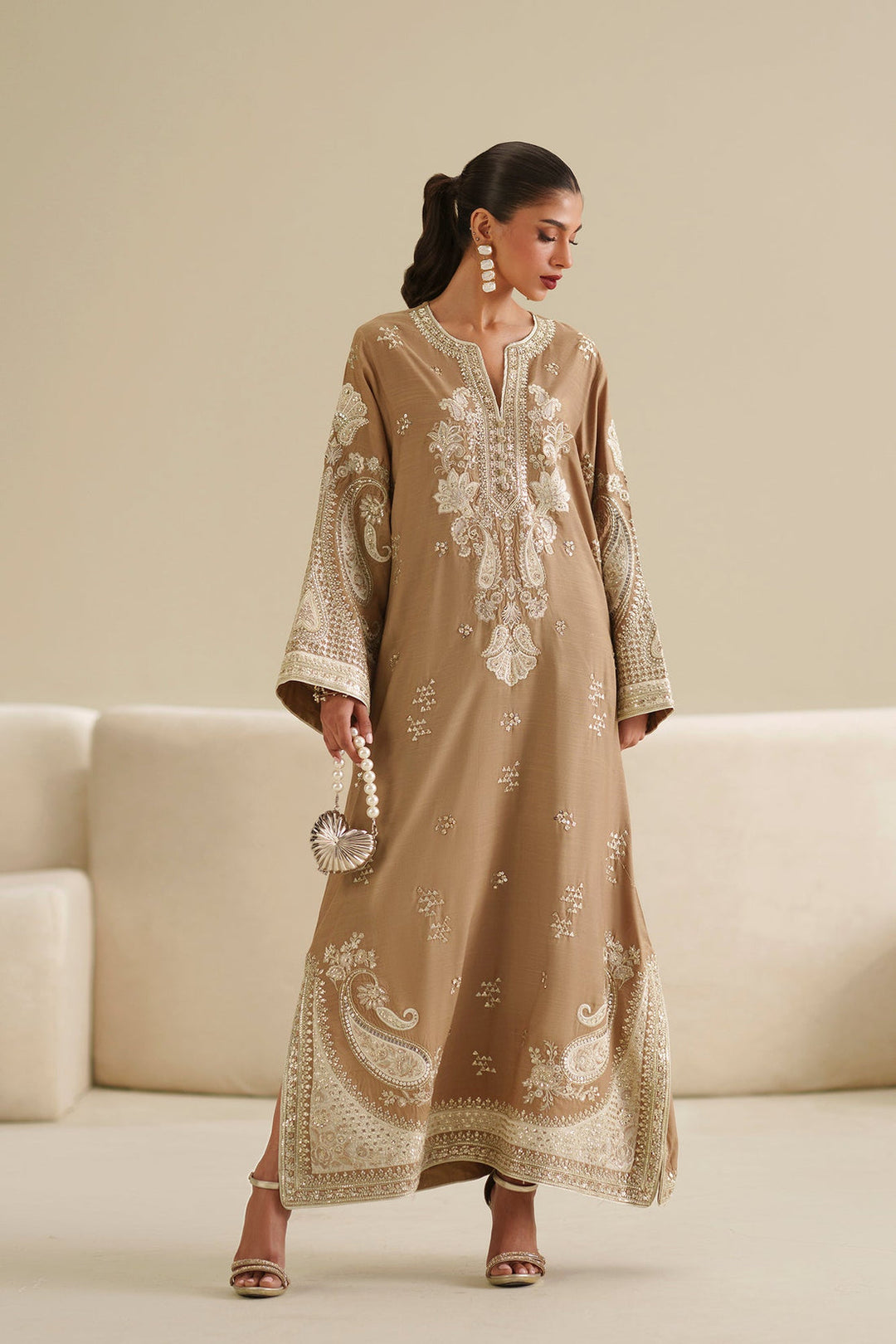 EMBROIDERED KAFTAN