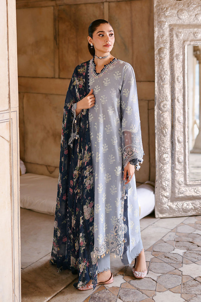 Premium Embroidered Lawn  3Pc