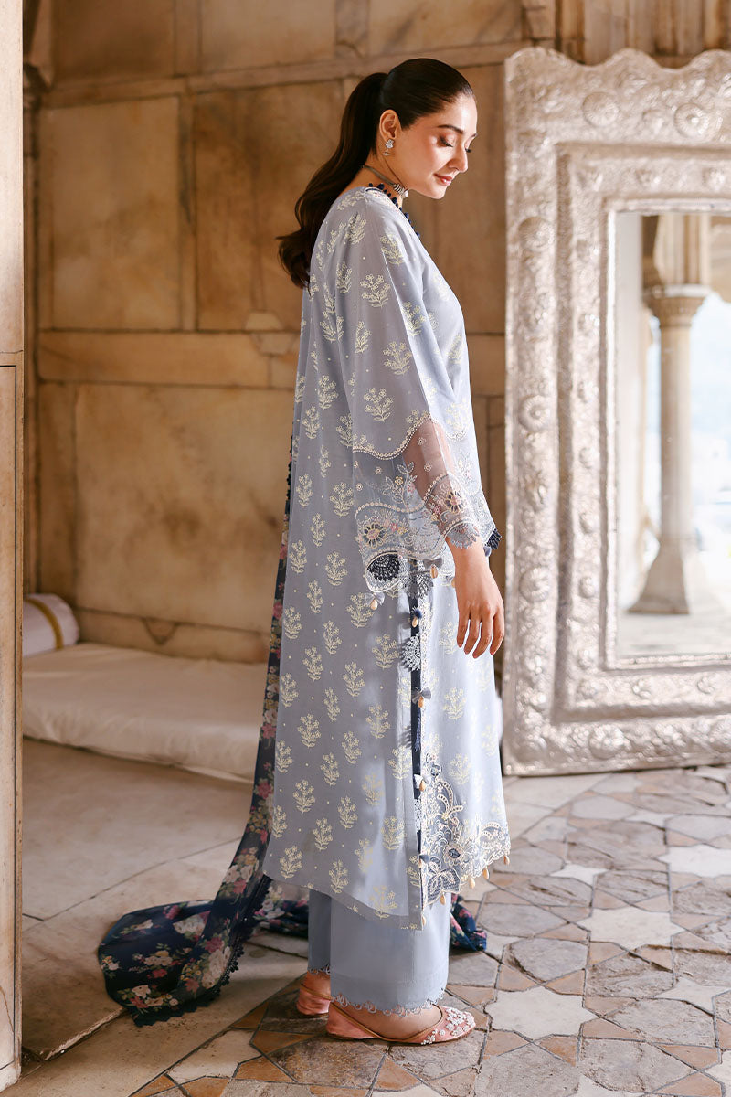 Premium Embroidered Lawn  3Pc