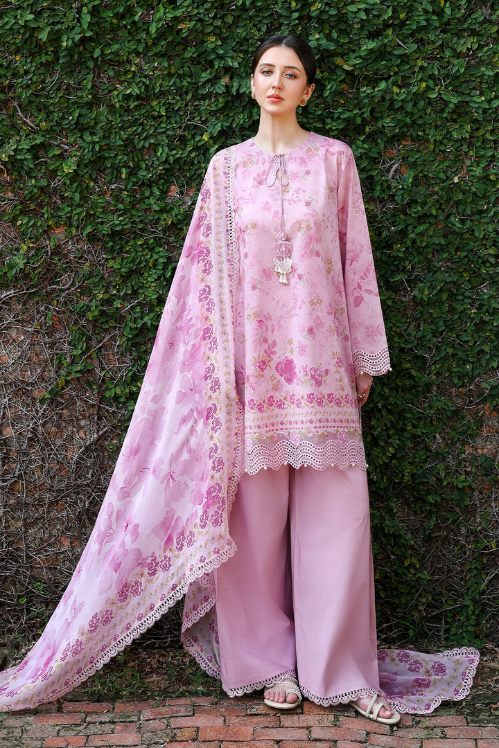 Premium Embroidered Lawn  3Pc