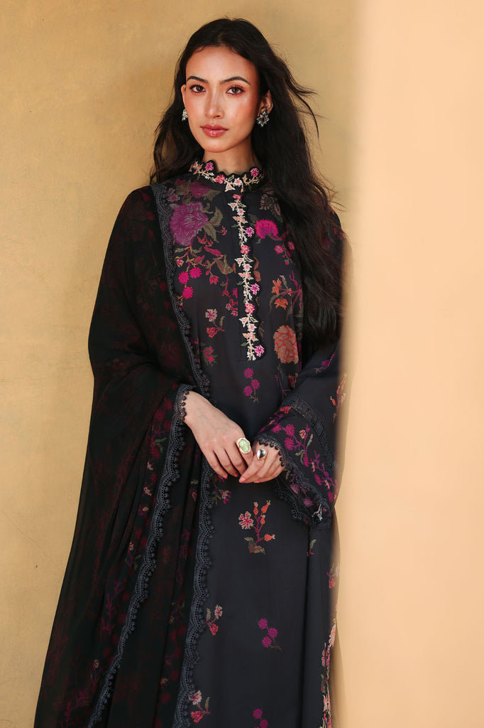 Premium Embroidered Lawn  3Pc