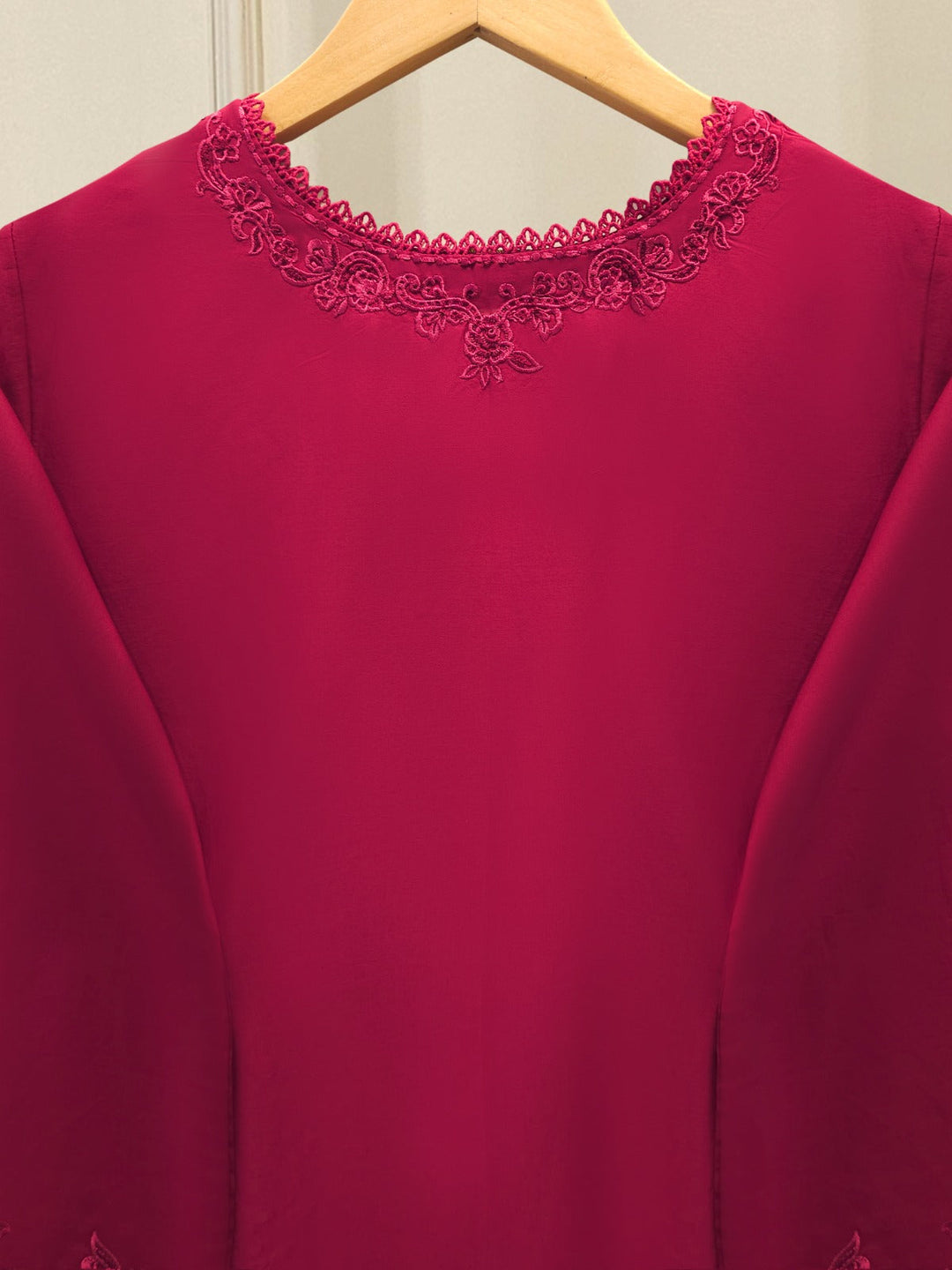 2 Piece - Embroidered Cambric Suit