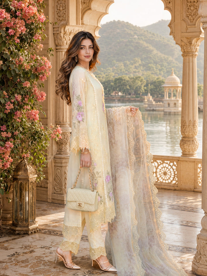 Nooriyah Luxury Embroidered Chiffon