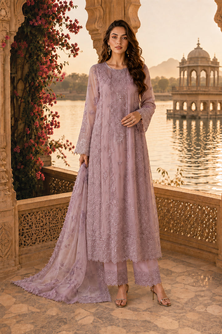 Nooriyah Luxury Embroidered Chiffon