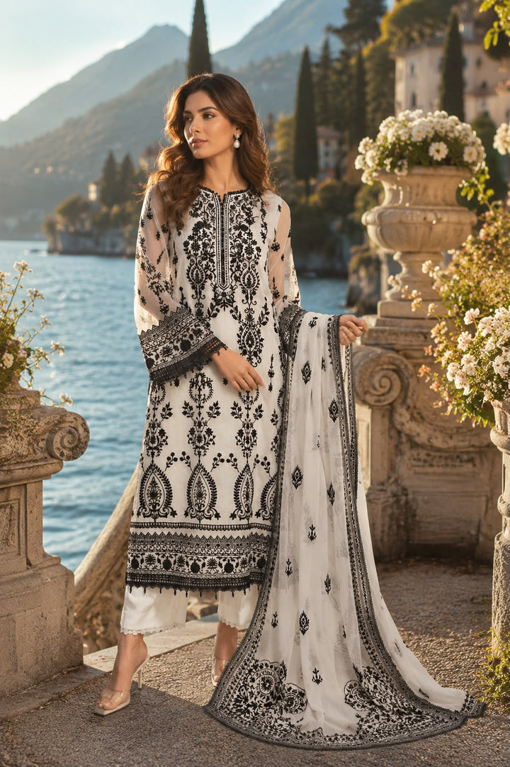 Nooriyah Luxury Embroidered Chiffon