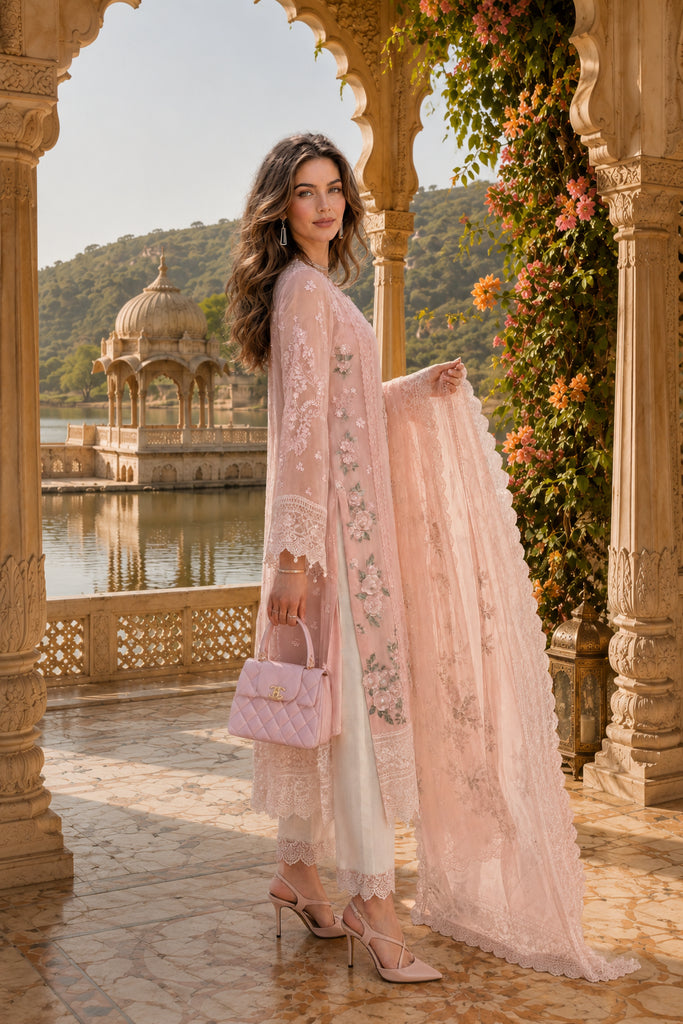 Nooriyah Luxury Embroidered Chiffon