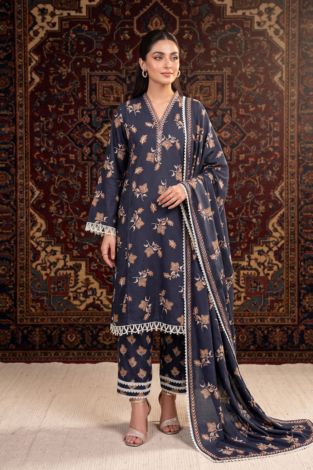 Printed - 3 Pc Lawn Suit