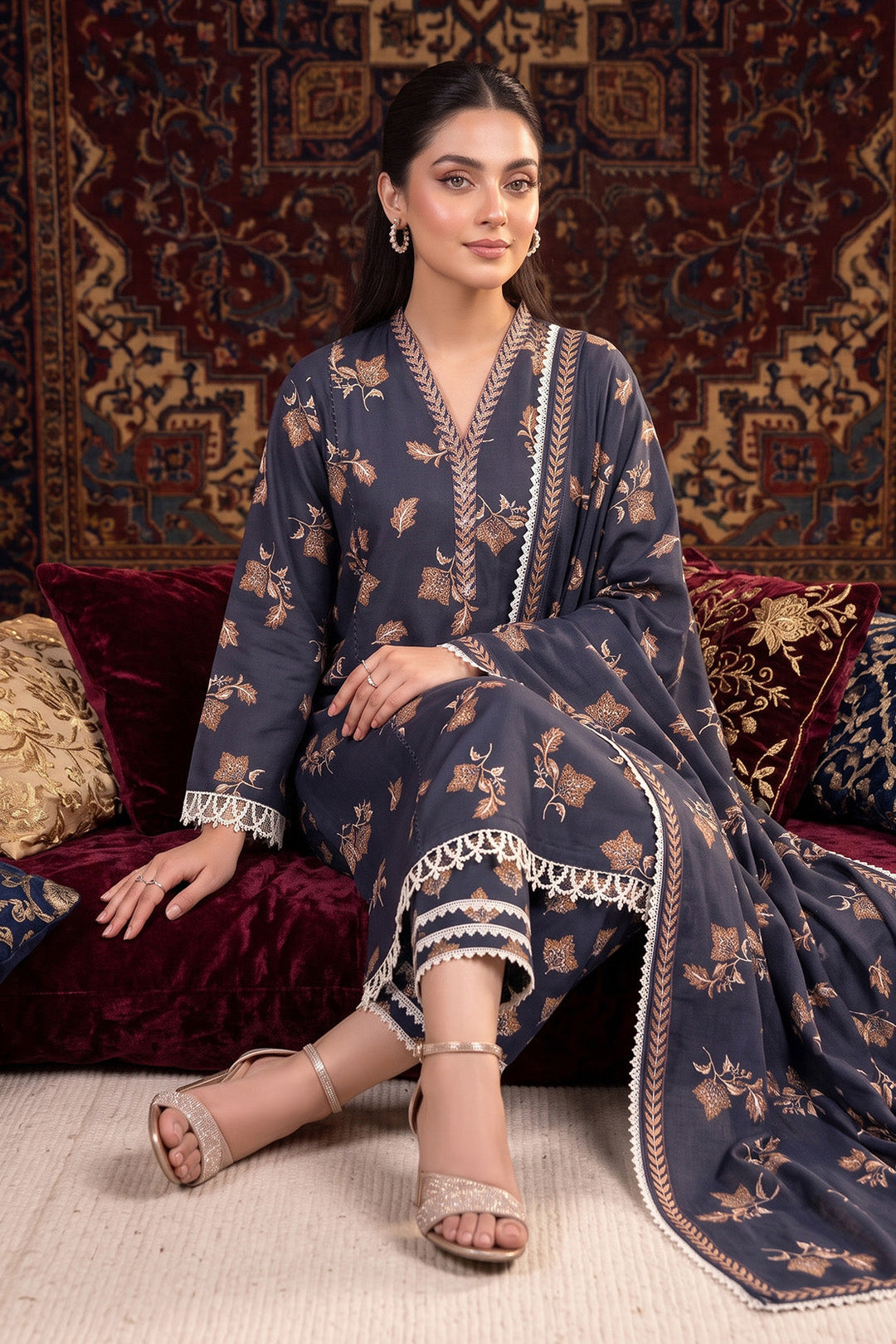 Printed - 3 Pc Lawn Suit