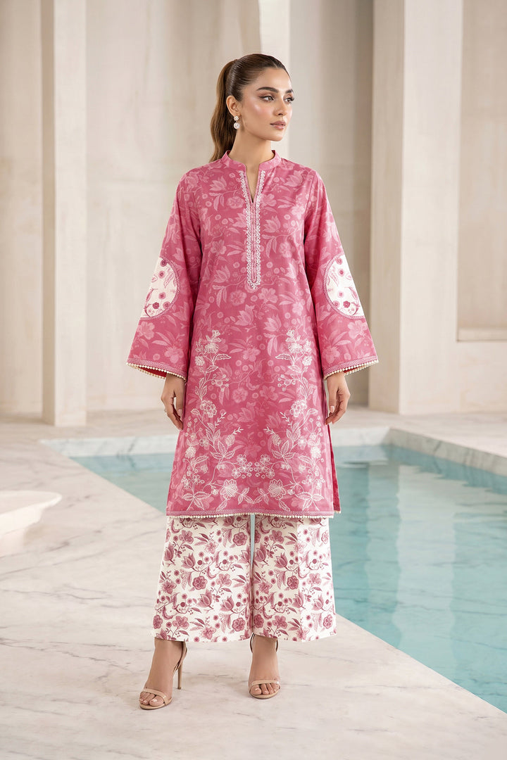 Embroidered - 2 Pc Lawn Suit